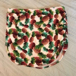 Pineapple swim skirt